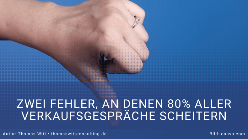zwei Verkäuferfehler an denen Möbelverkäufer scheitern